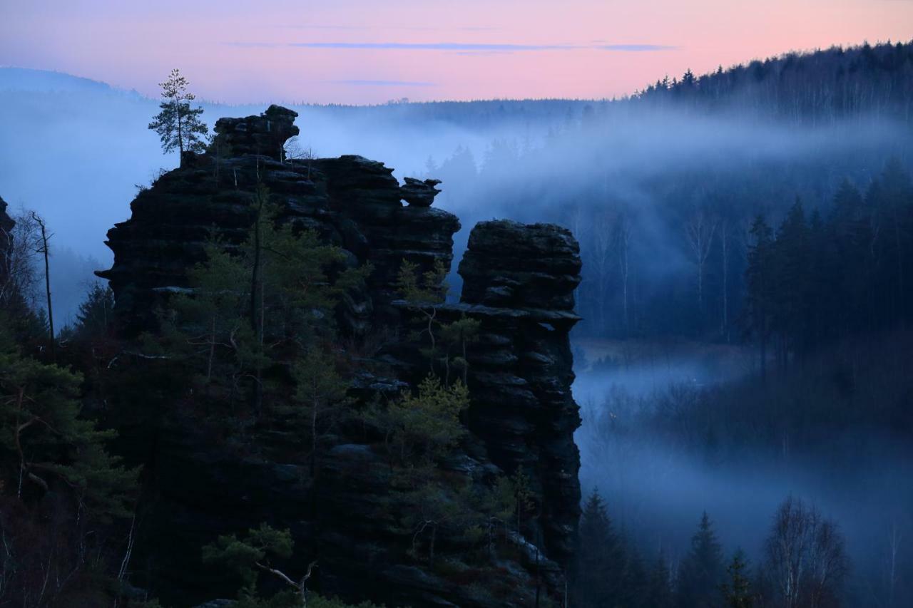 Chalupa U Prvni Skaly Chřibská Bagian luar foto